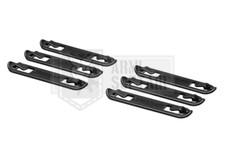 Blackhawk ATTACCHI MOLLE RAPIDI PER FONDINA 3 POLLICI 6 PEZZI NERE SOFTAIR