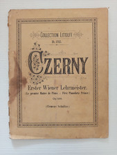 ce13,antichi spartiti,czerny,metodo per pianoforte,collection litolff
