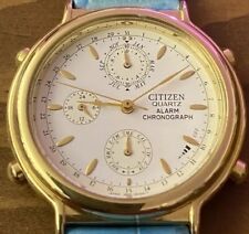 Citizen Quartz Alarm Chronograph Orologio/Uhr/Montre/Watch