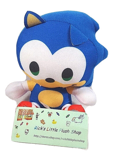 Peluche pupazzo testa blu