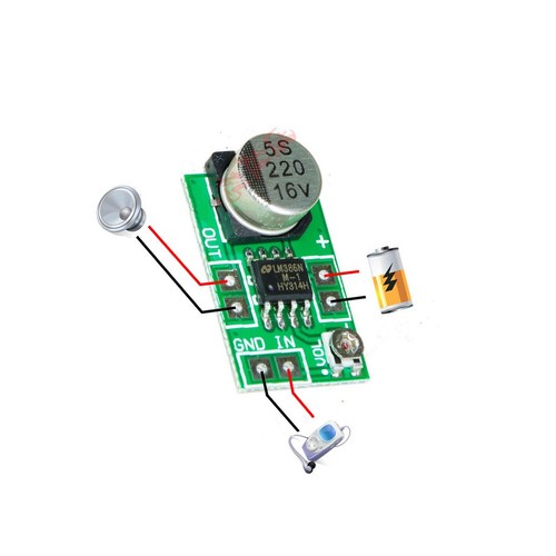 Mini lm386 scheda - mini,