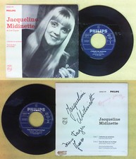 LP 45 7" JACQUELINE MIDINETTE ET LES TAYES J'attends les autografo no cd mc dvd