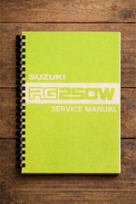 Suzuki RG 250 W Riparazione