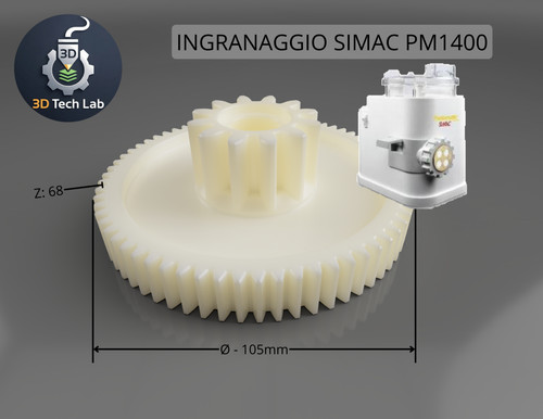 Ingranaggio impastatrice simac - ingranaggio,