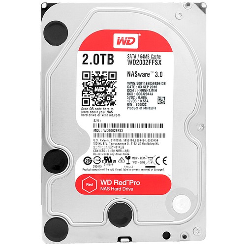 Western digital red pro - red, 2
