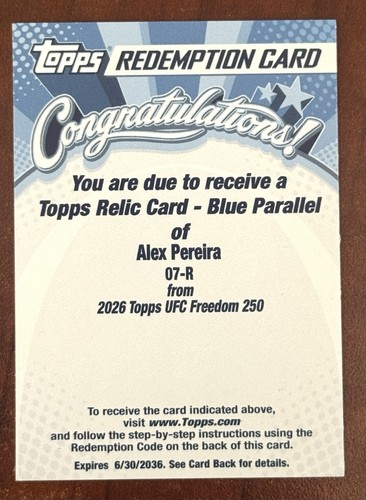 2026 topps ufc freedom - topps,