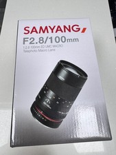 Samyang 100 mm ed umc - f/2.8,