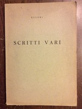 Libro - ELLEBI - SCRITTI VARI.