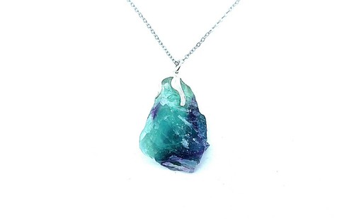 Pietra fluorite grezza - fluorite,