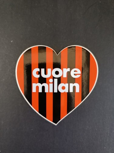 Adesivo milan cuore - adesivo,