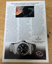 Rolex Watch print Ad. Rolex 