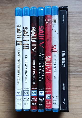 Saw blu ray 5 6 - ray, 1-2-3-4-5-6-7-8