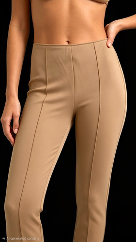 Leggings skinny zara beige - zara,