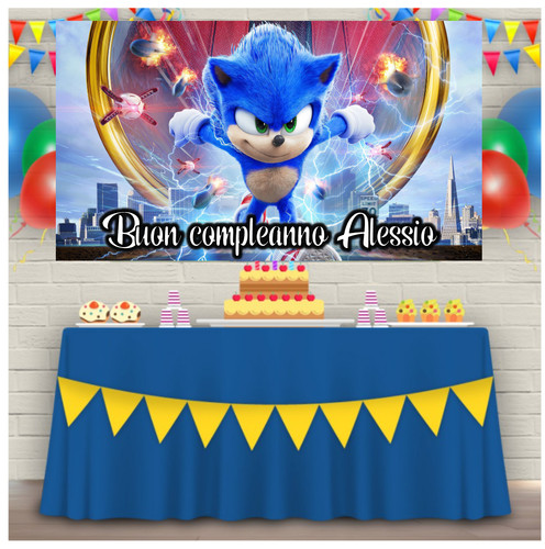 Striscione banner sonic - banner,