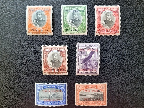 Tonga 1923 2p - #63-69, mh,