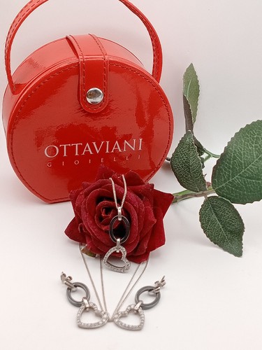Parure collana orecchini - e,