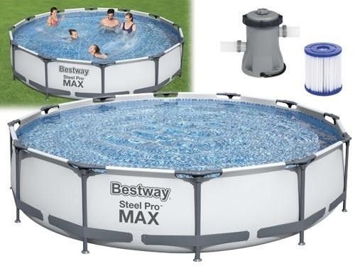 Piscine fuoriterra tonde steel - piscine,