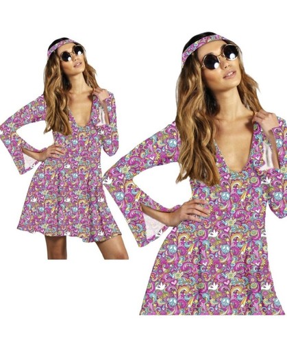 Costume discoteca hippie - costume,