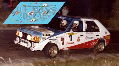 Decals talbot horizon - talbot, rally