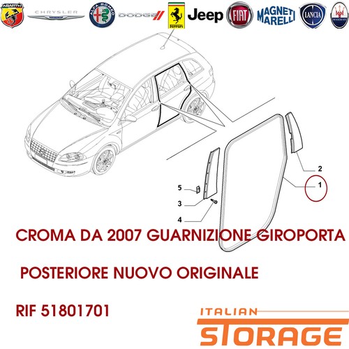 Croma 2007 guarnizione - da,