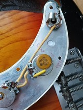 1966 Fender Precision Bass Wiring Harness P Bass 1966 Pots Jack Knobs