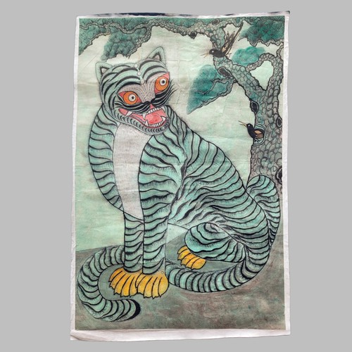 Dipinto mano coreano minhwa - dipinto,