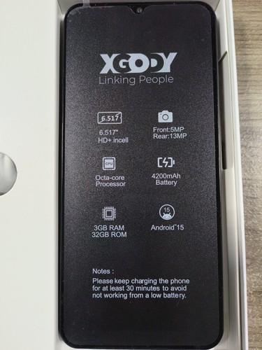 Xgody x36 nuovo smartphone - nuovo,