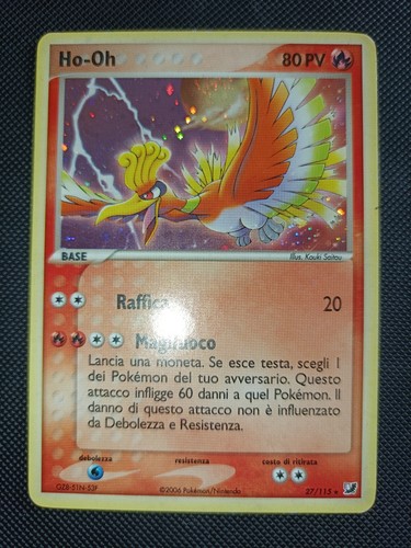 Pokemon 115 holo ex - ho-oh, |