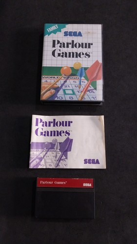 Parlour games sega master - sega,