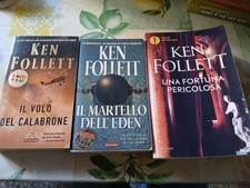 Ken Follett Fortuna Pericolosa + Martello Dell'eden + Volo Del Calabrone