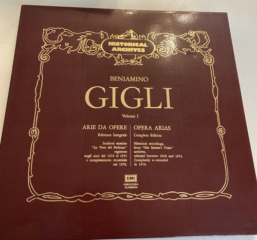Beniamino gigli historical - beniamino,
