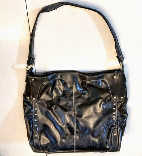 Borsa shopper grande - avon, nera