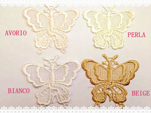 Pizzo macramè farfalle - pizzo,