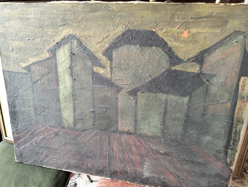 Pittore cubista 1942 olio - 1942,