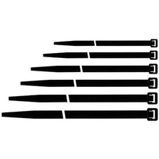 FASCETTE CABLAGGIO MAURER NERA 360X4,5 (100 PZ.) - CF. IN BUSTA