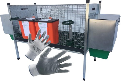 Gabbia conigli fattrici m4 - fattrici,