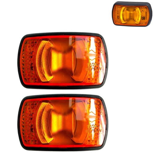 Led demarcazione giallo 12v - 2x,