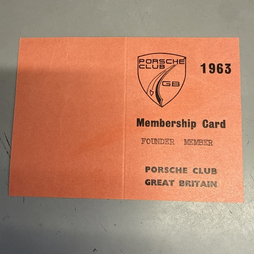 Tessera associativa porsche - associativa,
