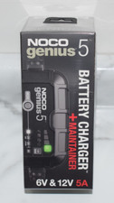 NOCO Genius 5 Battery and Charger Maintainer 6V & 12V 5A ~ BRAND NEW & SEALED!