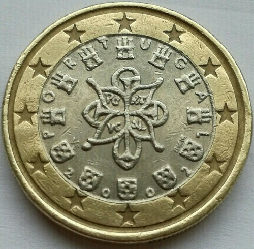Moneta euro portogallo - 1,