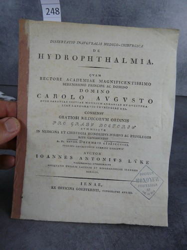 Hydrophthalmia ioannes - hydrophthalmia,