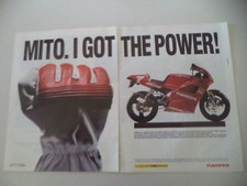 advertising Pubblicità 1993 MOTO CAGIVA MITO 125