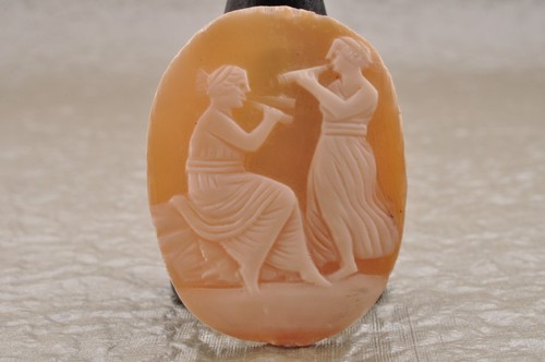 Antico cameo conchiglia - , di
