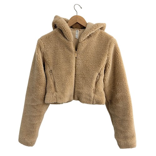 Giacca alo yoga sherpa cropped - yoga,