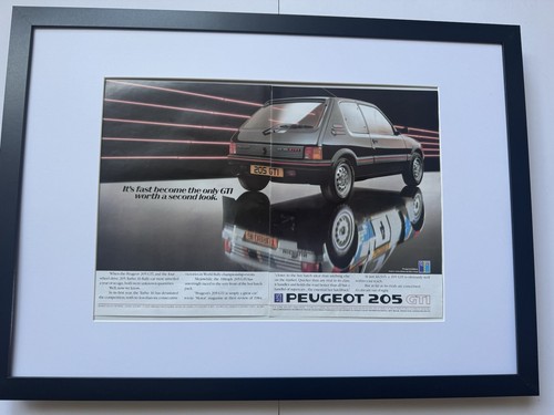 Framed peugeot 205 turbo - 205,
