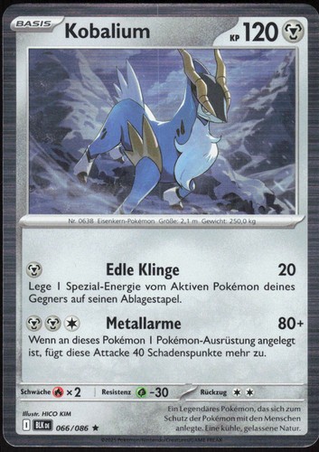 Cobalion 066 086 holo - holo, raro