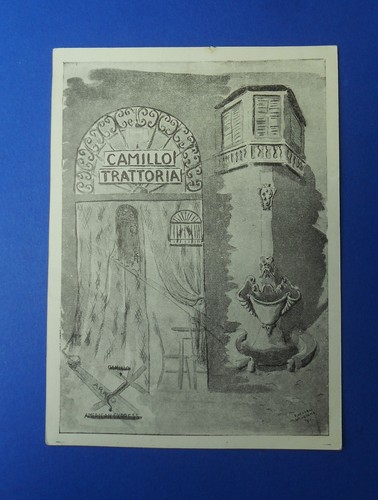 Cartolina pubblicità firenze - pubblicità,