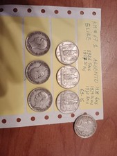 Lotto di monete in argento da