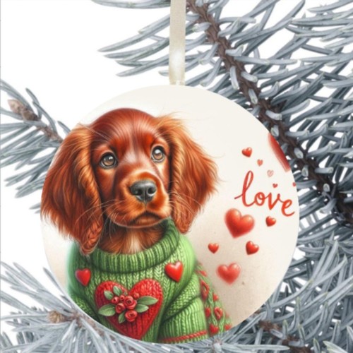 Setter rosso decorazione - rosso,