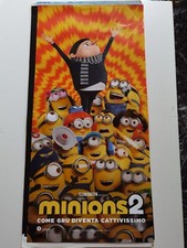 MINIONS 2 COME GRU DIVENTA CATTIVISSIMO - LOCANDINA CINEMA cm 33 x 70